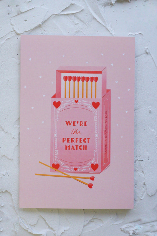 Card with a handwritten note
