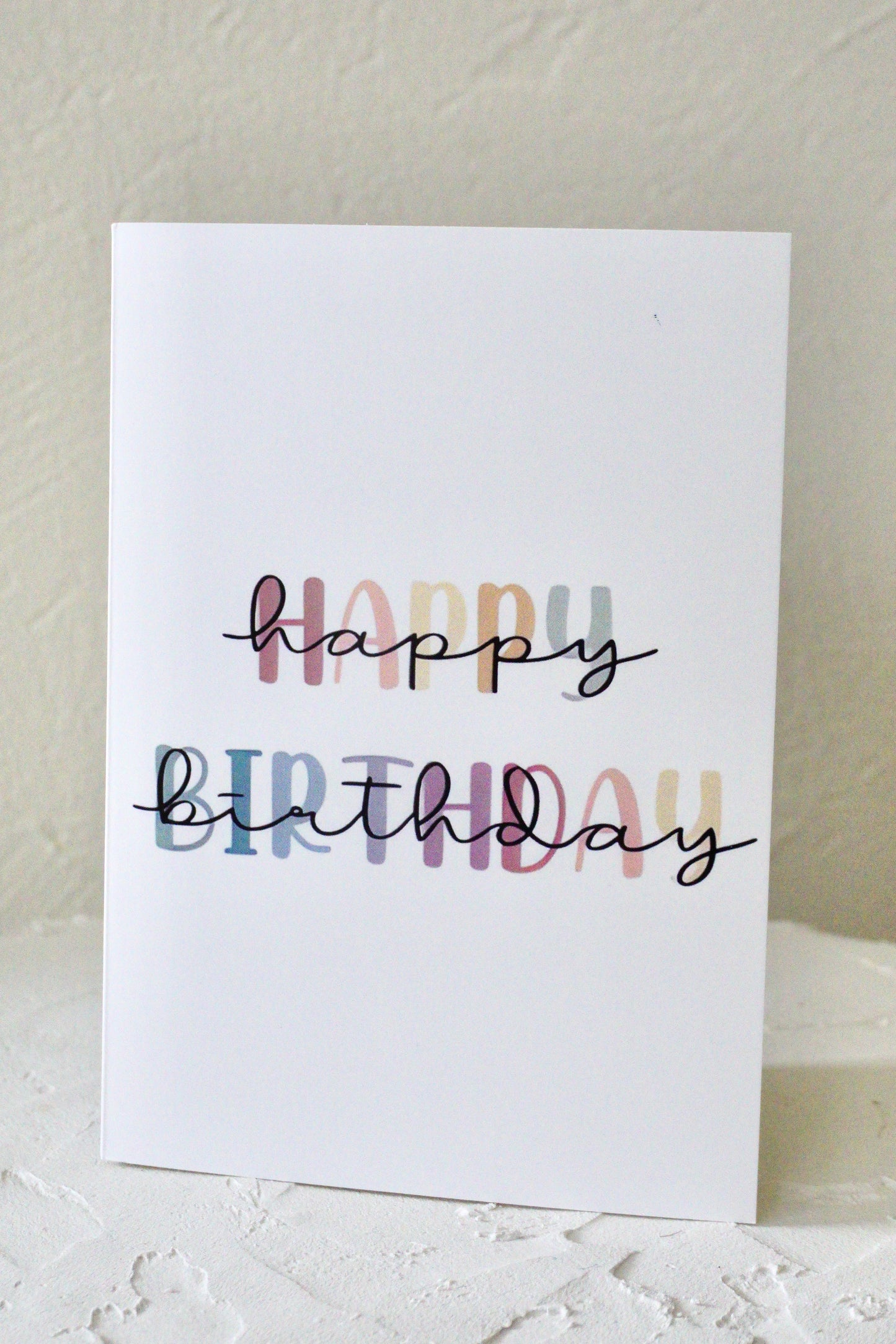 Happy Birthday Greeting Card