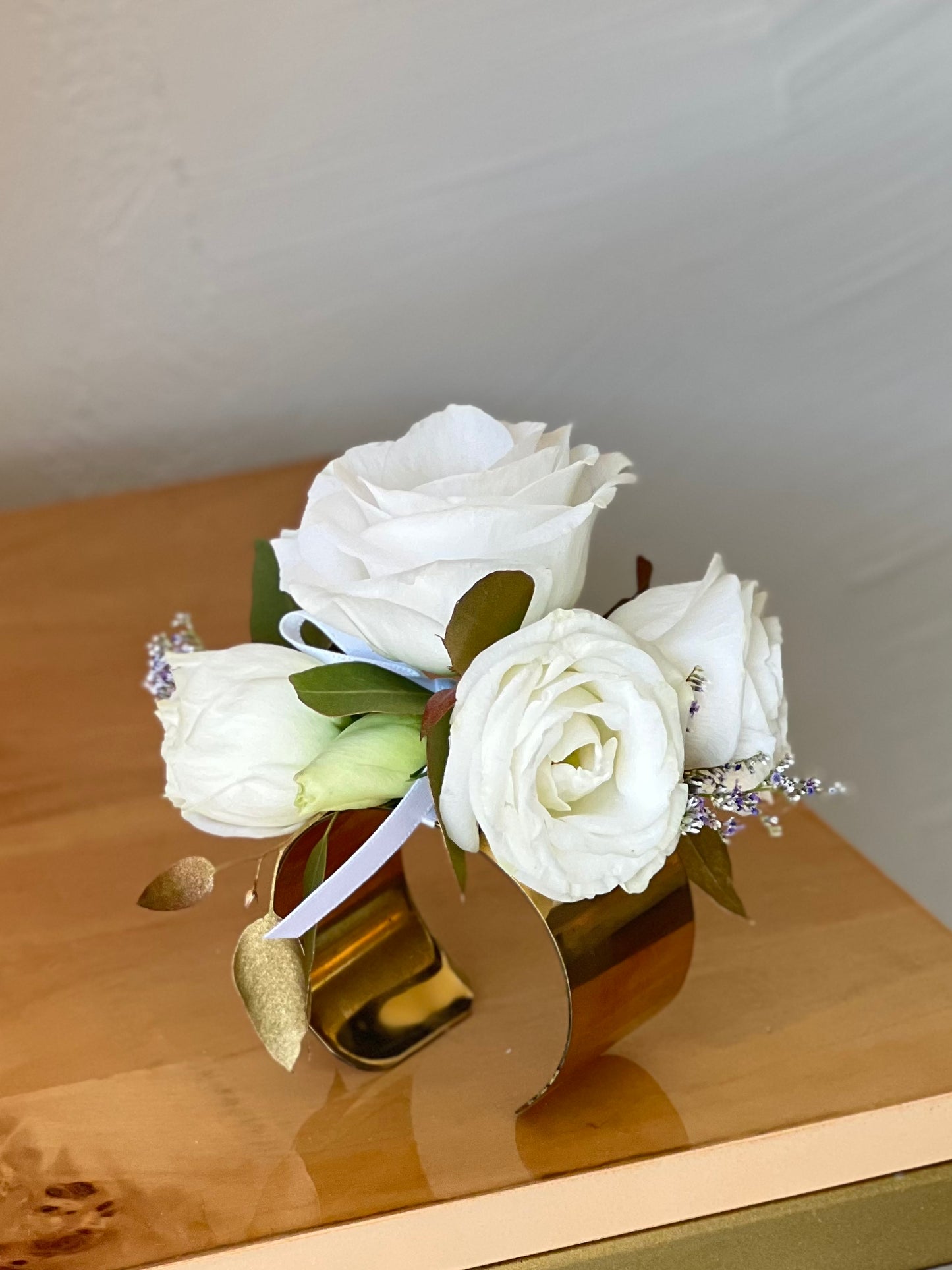 Premium White Prom Corsage