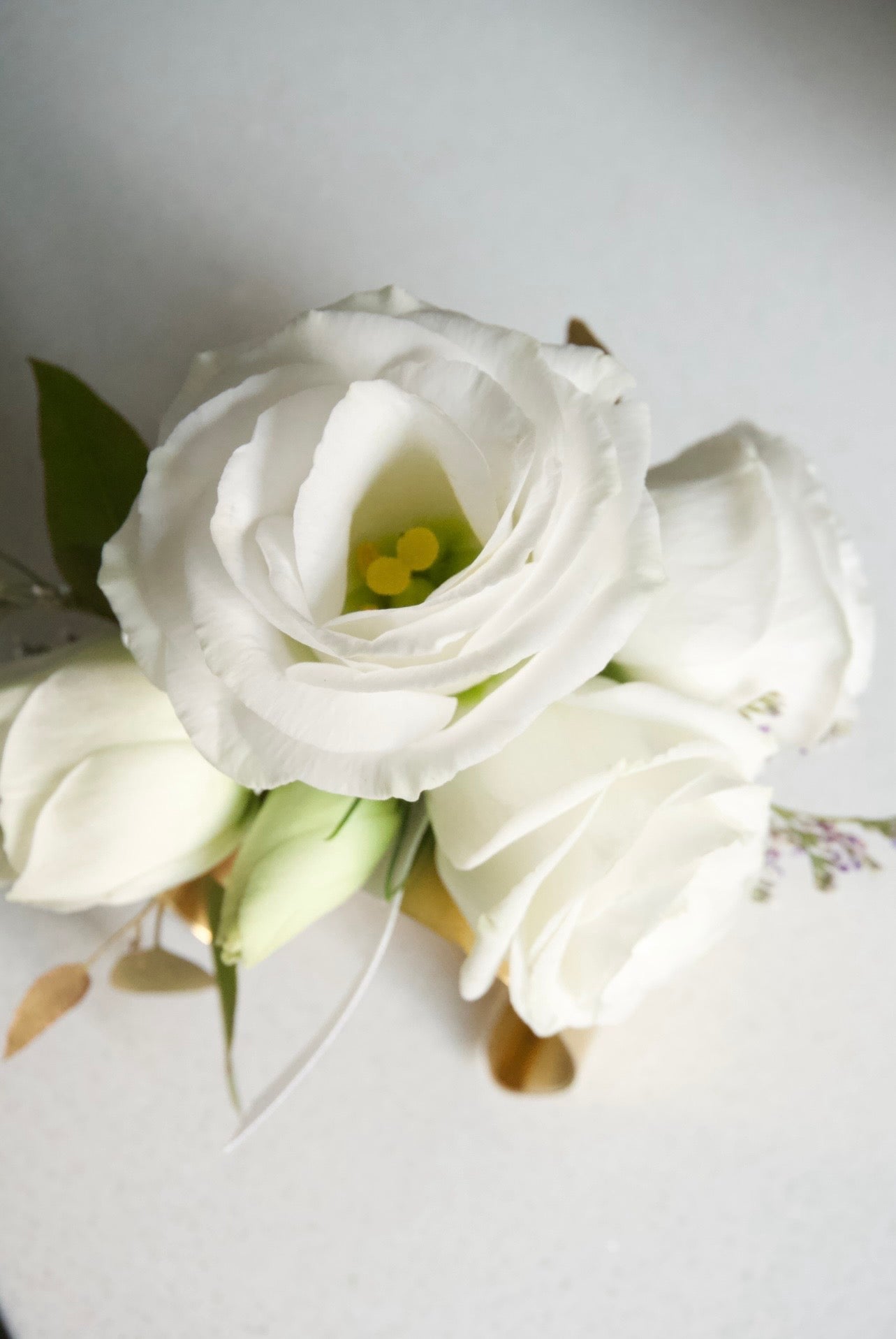 Premium White Prom Corsage