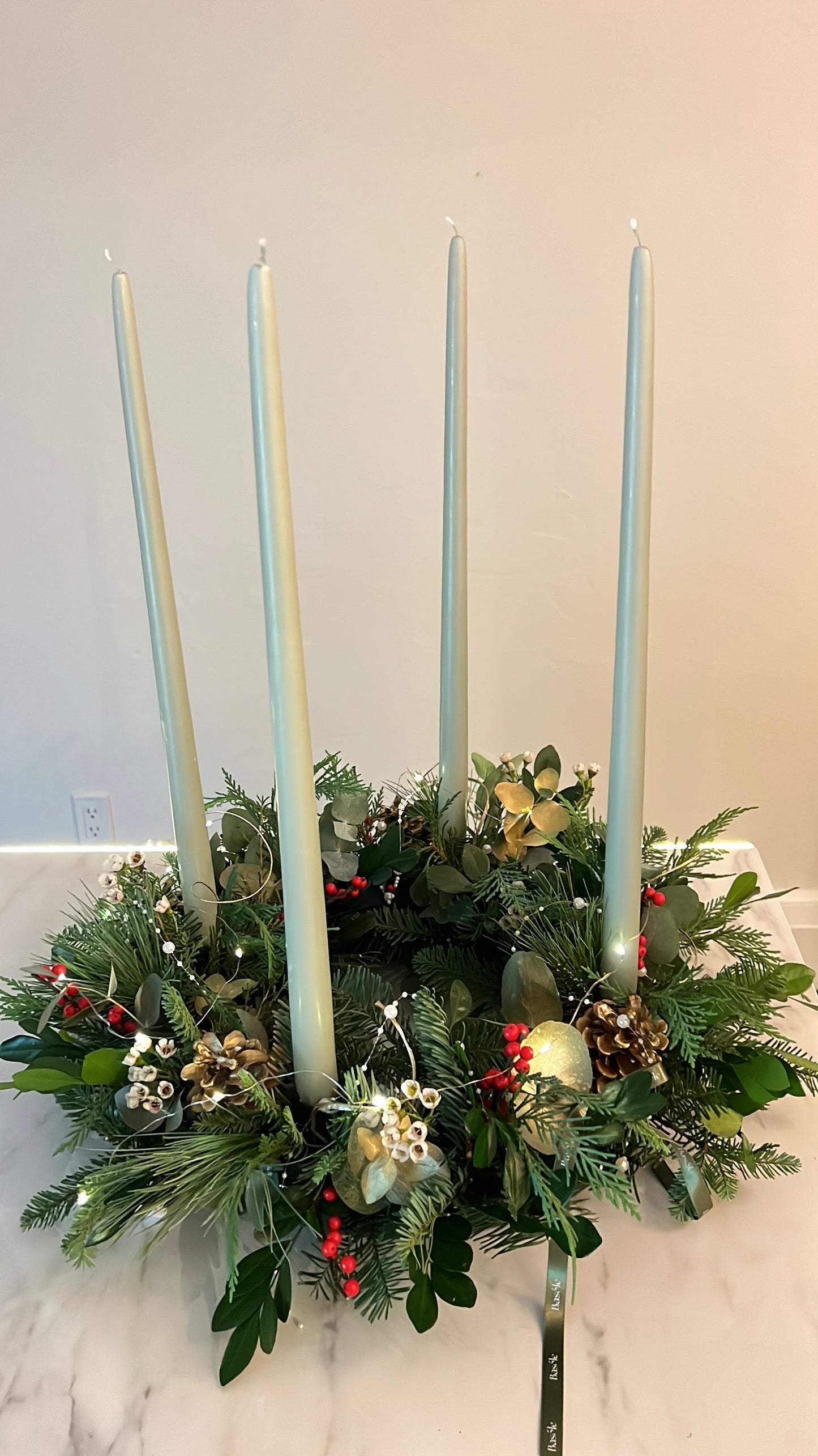 Candlelight Charm Advent Wreath