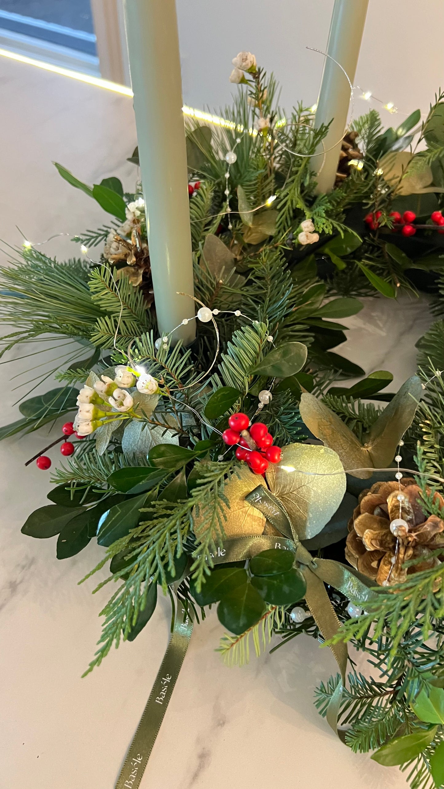 Candlelight Charm Advent Wreath