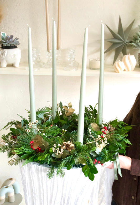 Candlelight Charm Advent Wreath