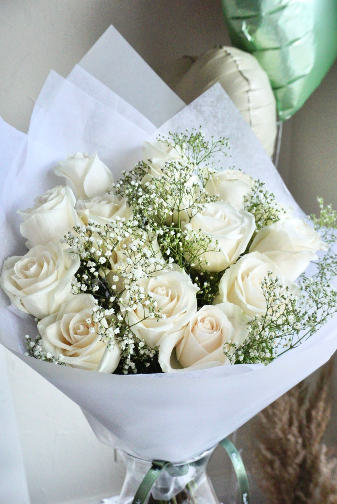 White Roses Bouquet