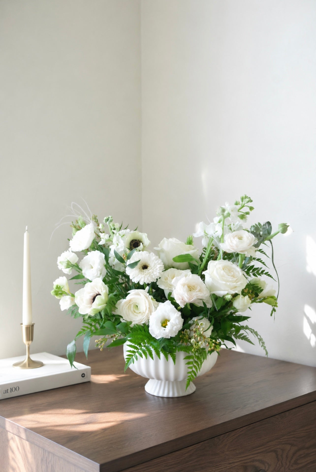 White Garden Arrangement