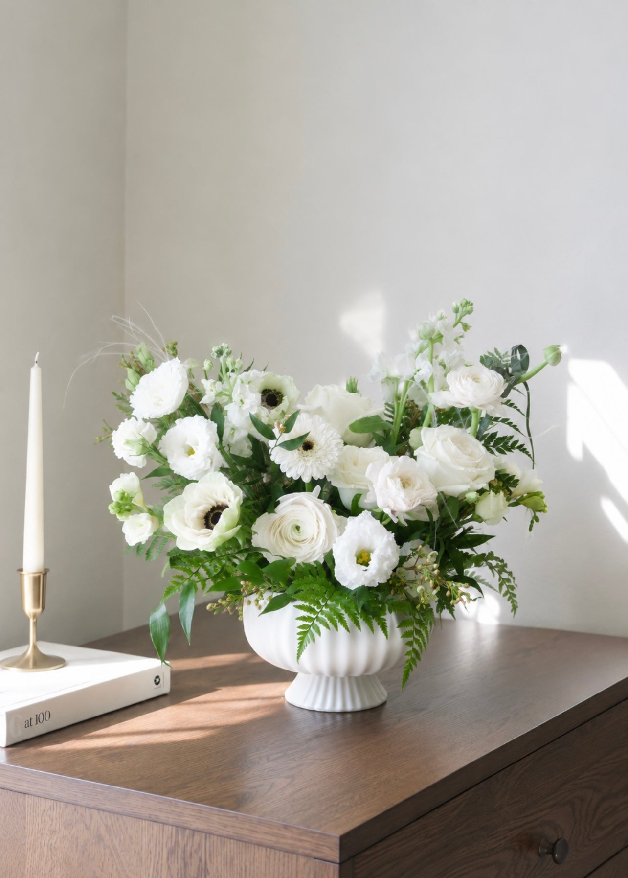White Garden Arrangement