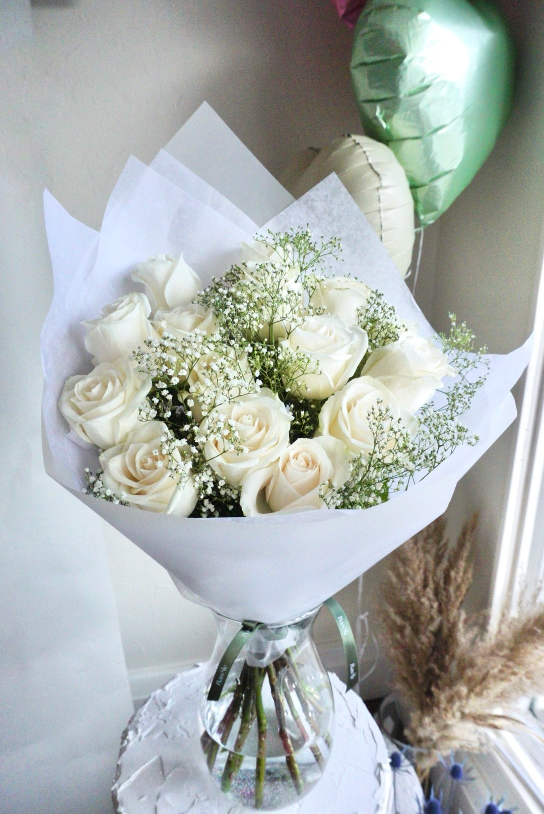 White Roses Bouquet