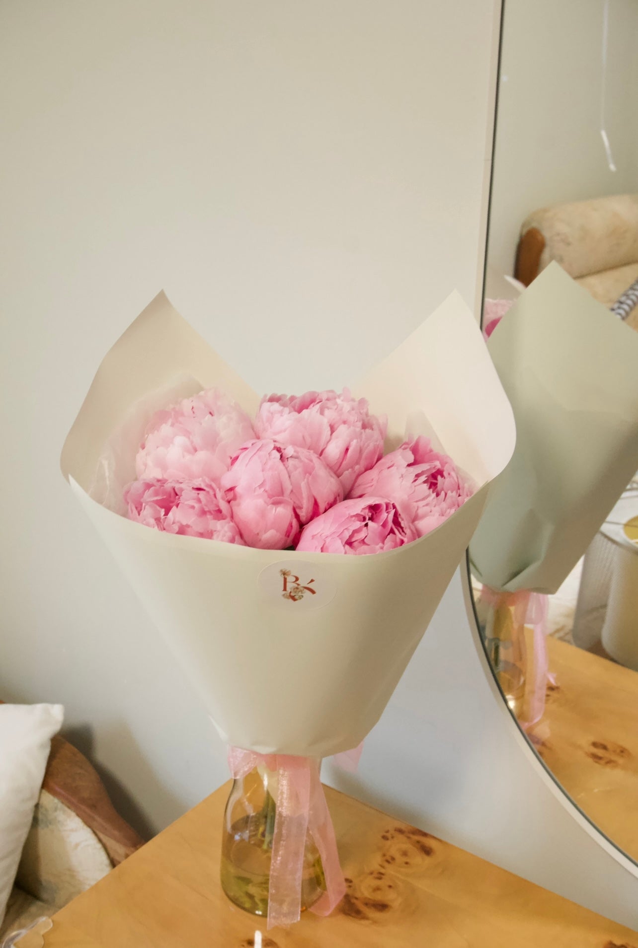 Half Dozen Peonies Bouquet