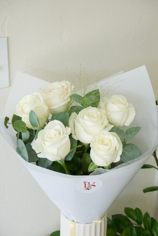 White Roses Bouquet