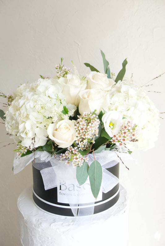 Noir & Blanc Hat Box