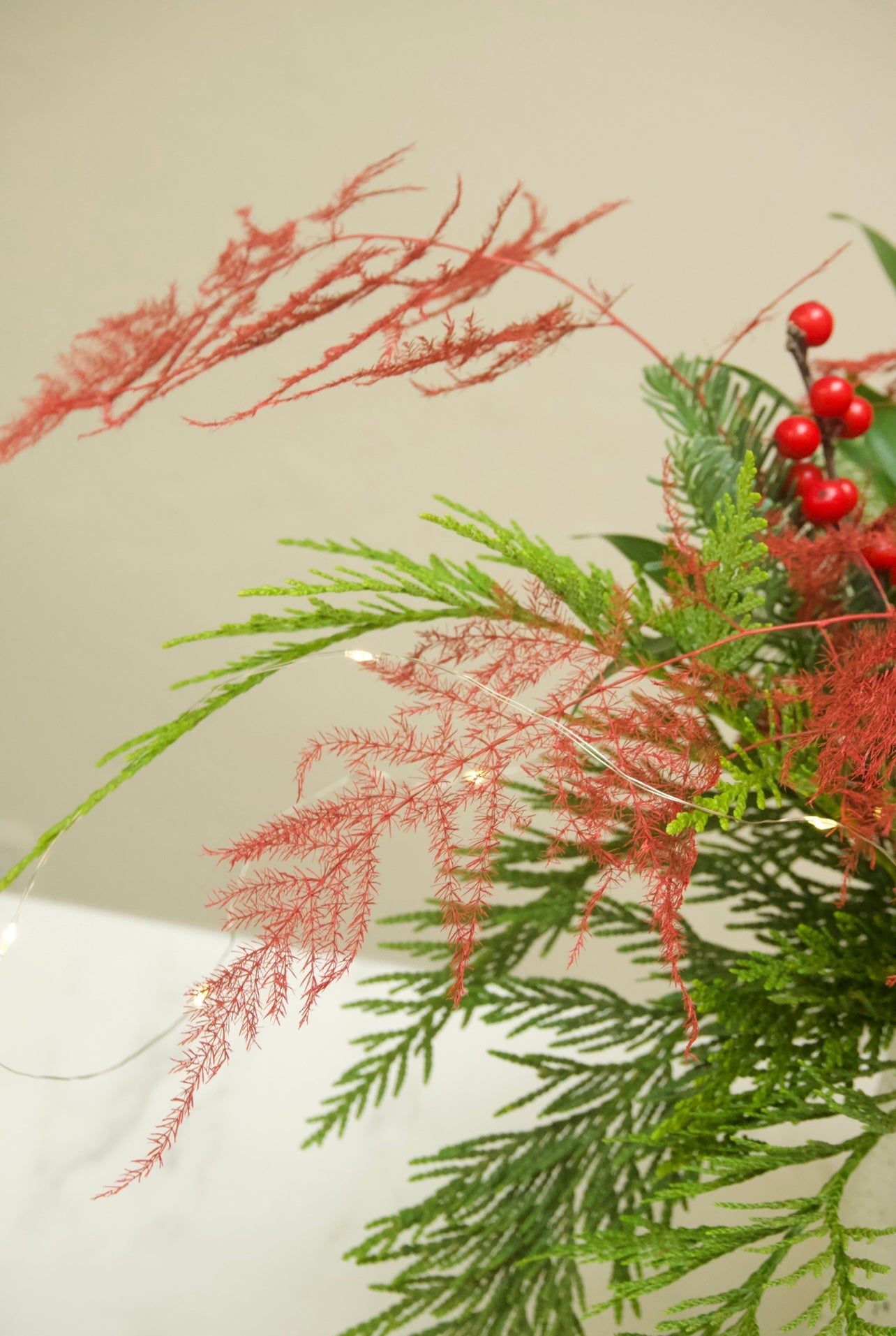 Winter Garnet Arrangement