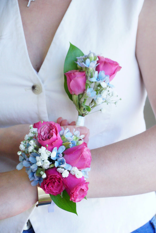 Prom Boutonniere and Corsage